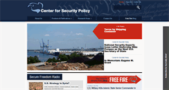 Desktop Screenshot of centerforsecuritypolicy.org